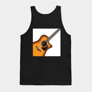 Acoustic Guitar Design, Artwork, Vector, Graphic Tank Top